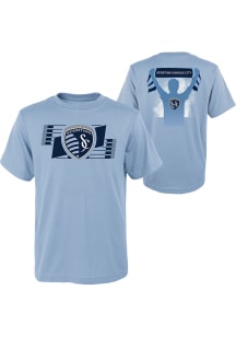 Sporting Kansas City Youth Light Blue Hold It Up Short Sleeve T-Shirt
