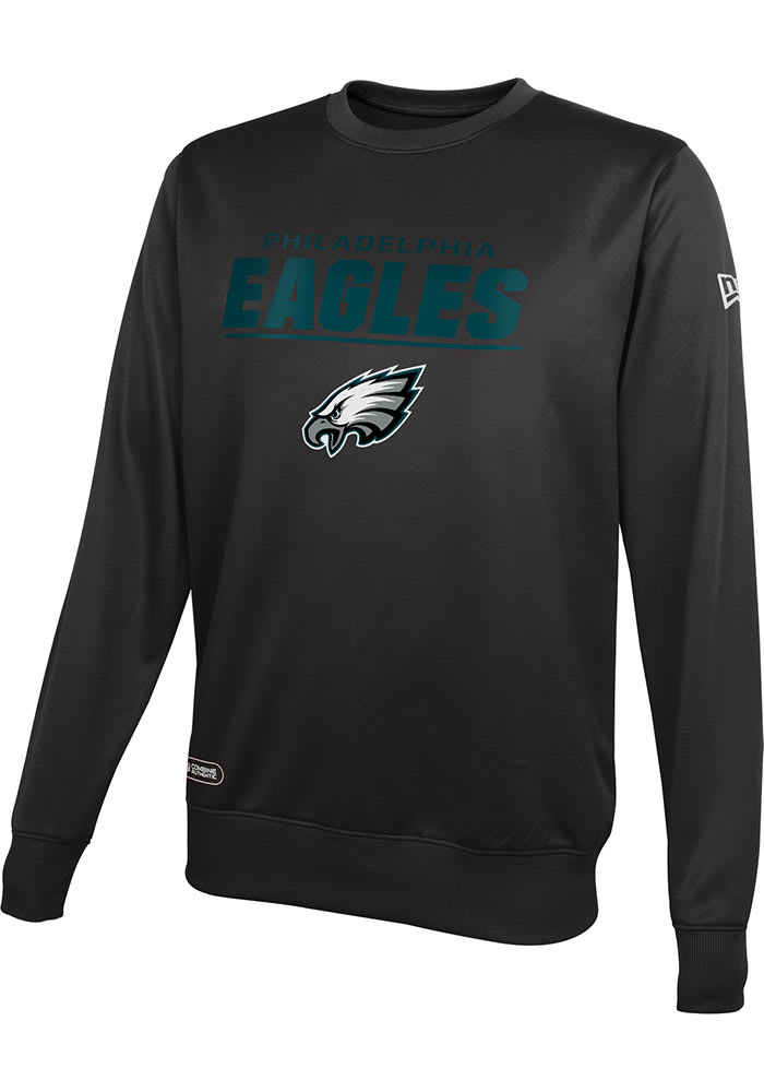 Philadelphia Eagles Mens Black TOP PICK Long Sleeve Sweatshirt