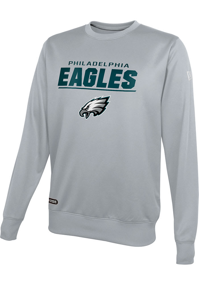 Philadelphia Eagles Mens Grey TOP PICK Long Sleeve Sweatshirt