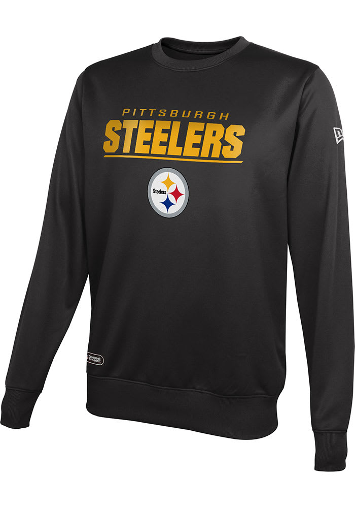 Pittsburgh Steelers Mens Black TOP PICK Long Sleeve Sweatshirt