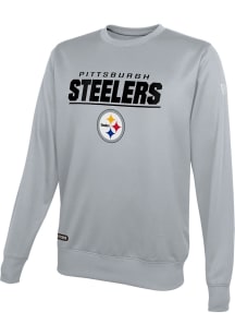 Pittsburgh Steelers Mens Grey TOP PICK Long Sleeve Sweatshirt