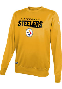 Pittsburgh Steelers Mens Gold TOP PICK Long Sleeve Sweatshirt