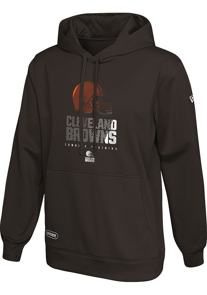 Zubaz Cleveland Browns Mens Brown Camo Lines Hood