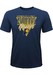 Indiana Pacers Youth Navy Blue Victory Short Sleeve Fashion T-Shirt