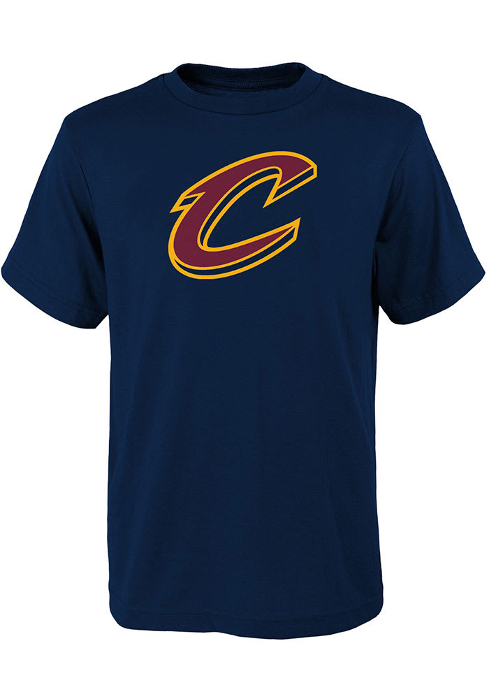 Cleveland Cavaliers Youth Navy Blue Primary Logo Short Sleeve T-Shirt