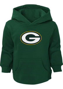 Green Bay Packers Toddler Green Primary Logo Long Sleeve Hooded Sweatshirt