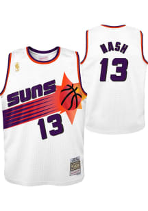 Steve Nash  Mitchell and Ness Phoenix Suns Youth NBA Swingman White Basketball Jersey