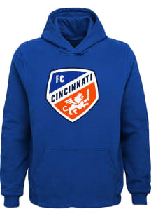 FC Cincinnati Youth Blue Primary Logo Long Sleeve Hoodie