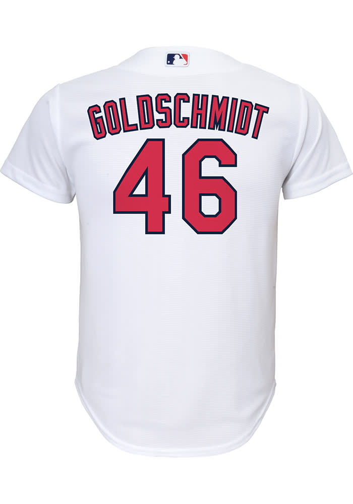 St. Louis Cardinals Paul Goldschmidt Fanatics Authentic Game-Used #46 White  Jersey from the 2020 MLB Season - Size 48T