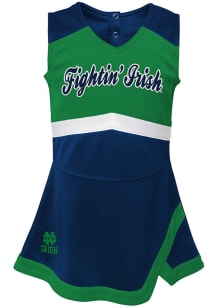 Notre Dame Fighting Irish Girls Navy Blue Cheer Captian Cheer Dress Set