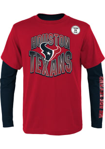Houston Texans Youth Navy Blue Game Day 3-In-1 Long Sleeve T-Shirt
