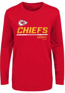 Kansas City Chiefs Youth Red Engage Long Sleeve T-Shirt