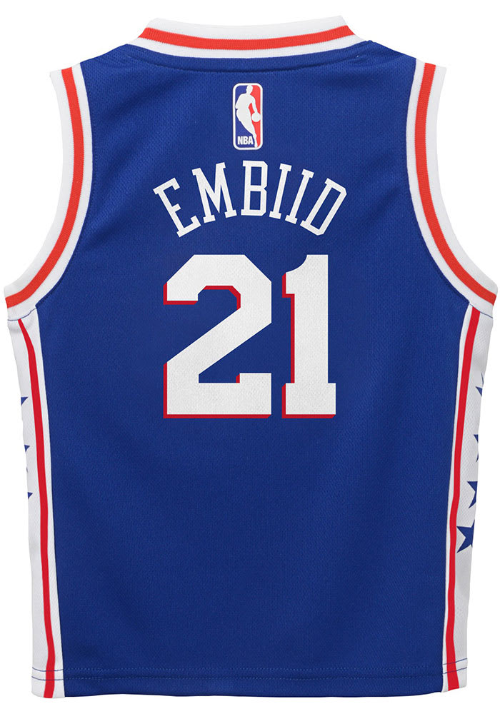 Joel Embiid Nike Philadelphia 76ers Toddler Blue Icon Replica Jersey Basketball Jersey
