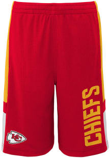 Kansas City Chiefs Youth Red Lateral Shorts