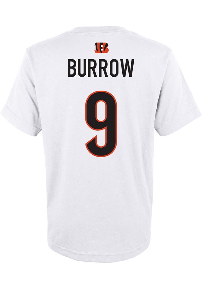 Joe Burrow Cincinnati Bengals Youth Name and Number Player Tee