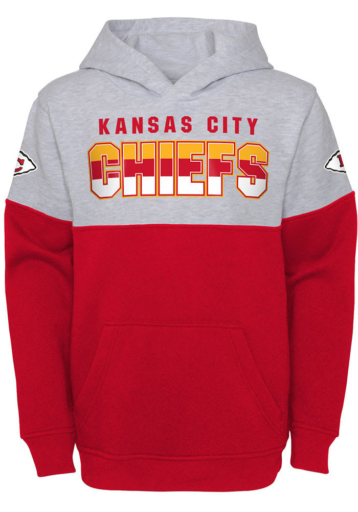 Kansas City Chiefs Boys Play Maker Hoodie Red