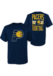 Indiana Pacers Toddler Navy Blue Slogan Back Short Sleeve T-Shirt
