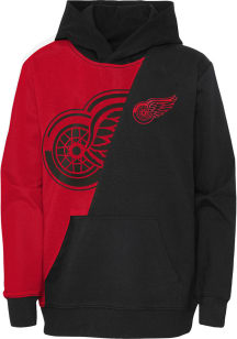 Detroit Red Wings Youth Red Unrivaled Long Sleeve Hoodie