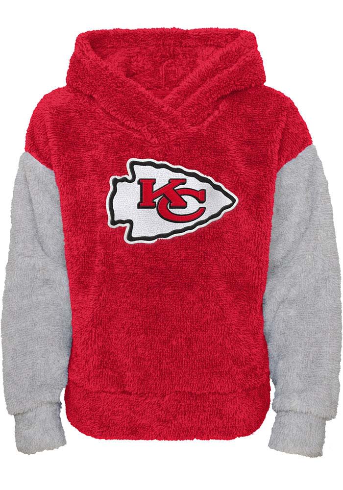 Kansas City Chiefs New Era Girls Youth Full-Zip Hoodie - Red