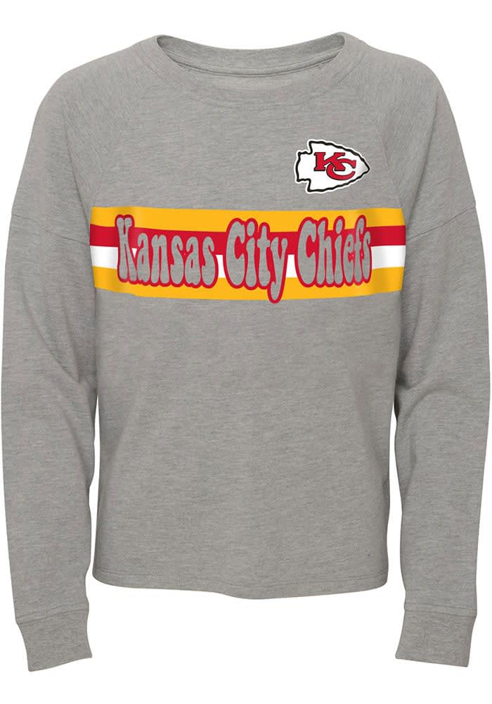 New Era Apparel Girls' Kansas City Chiefs Space Dye Red Long