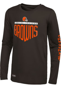 Cleveland Browns Brown IMPACT Long Sleeve T-Shirt