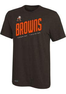 Cleveland Browns Brown FIELD PLAY Short Sleeve T Shirt