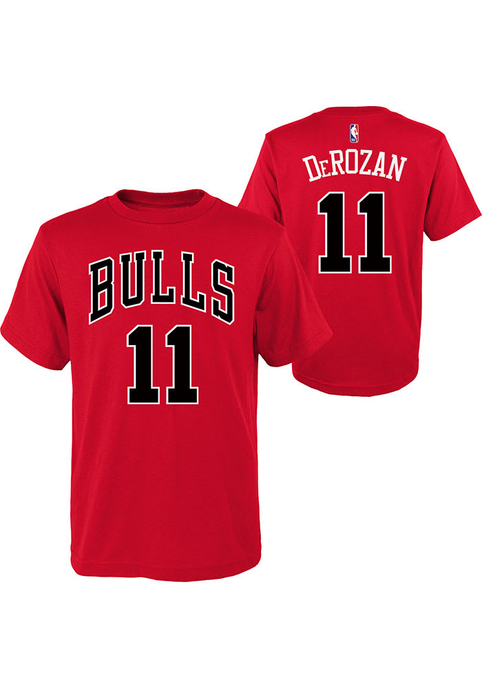 Demar DeRozan Chicago Bulls Boys Red NN Short Sleeve T-Shirt