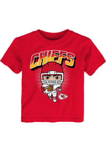 Kansas City Chiefs Toddler Red Scrappy Short Sleeve T-Shirt