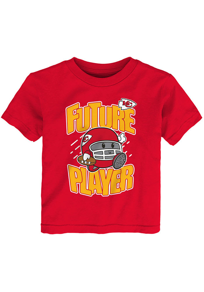 Kansas City Chiefs Toddler Red Future Ball Short Sleeve T-Shirt