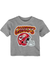 Kansas City Chiefs Infant Huddle Up Short Sleeve T-Shirt Grey