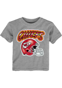 Kansas City Chiefs Toddler Grey Huddle Up Short Sleeve T-Shirt