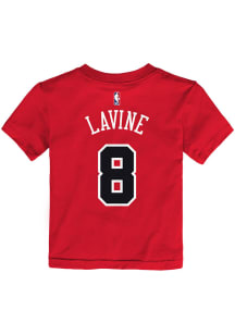 Zach LaVine Chicago Bulls Toddler Red Replica Icon NN Short Sleeve Player T Shirt