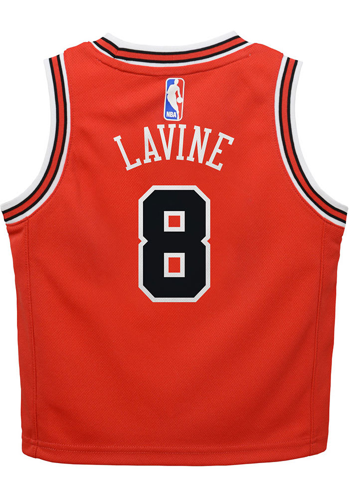 Zach LaVine Chicago Bulls Youth Icon Name & Number T-Shirt - Red