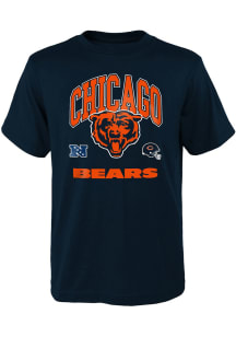 Chicago Bears Youth Navy Blue Official Business Short Sleeve T-Shirt
