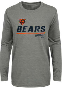 Chicago Bears Youth Grey Engage Long Sleeve T-Shirt