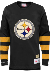 Pittsburgh Steelers Youth Black Team Inspired Long Sleeve T-Shirt
