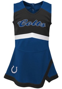 Indianapolis Colts Girls Blue Captain Cheer Dress Set