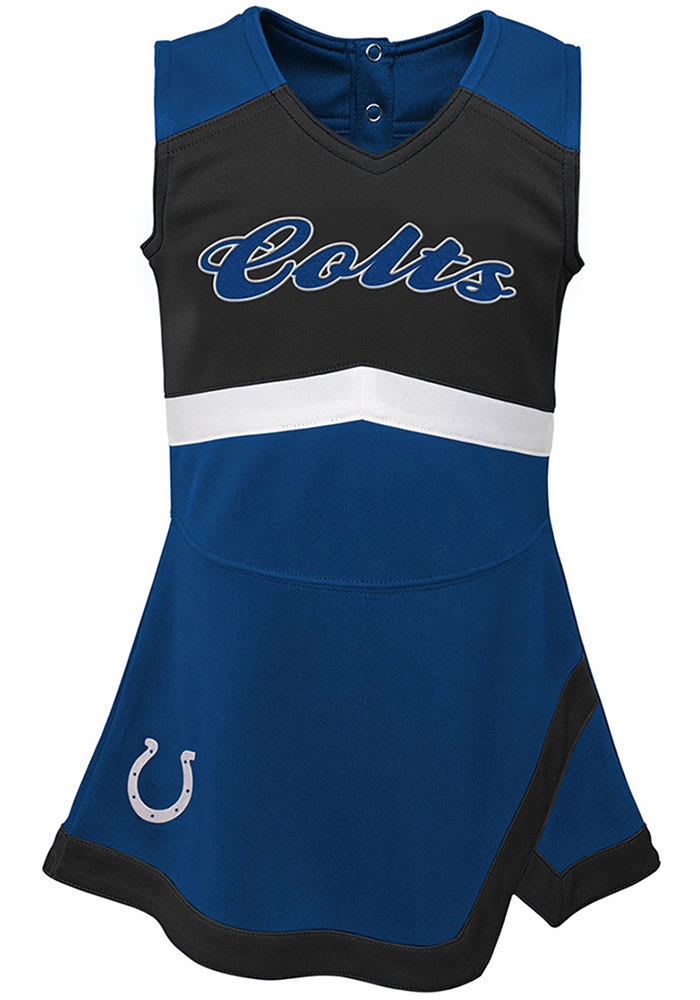 Indianapolis Colts Girls Blue Captain Cheer Set