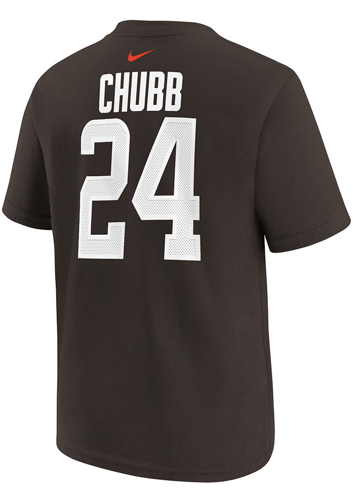 Odell Beckham Jr. Cleveland Browns Youth Mainliner Team Name & Number  T-Shirt - Brown