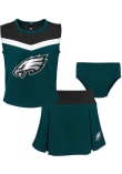Philadelphia Eagles Toddler Girls Midnight Green Spirit Sets Cheer