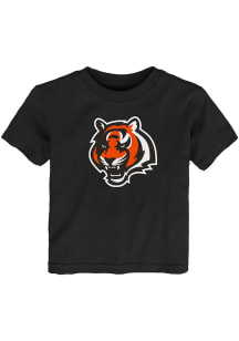 Cincinnati Bengals Toddler Black Primary Logo Short Sleeve T-Shirt