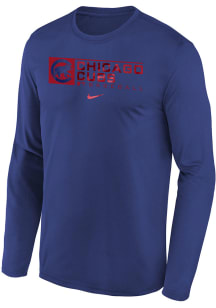 Nike Chicago Cubs Youth Blue AC Legend Long Sleeve T-Shirt
