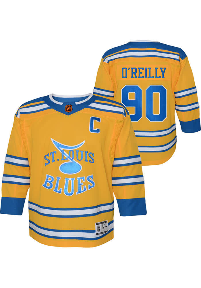 Ryan O'Reilly  St Louis Blues Toddler Gold Reverse Retro Premier Jersey Hockey Jersey