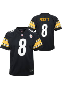 Kenny Pickett Pittsburgh Steelers Youth Black Nike Home Game Football Jersey