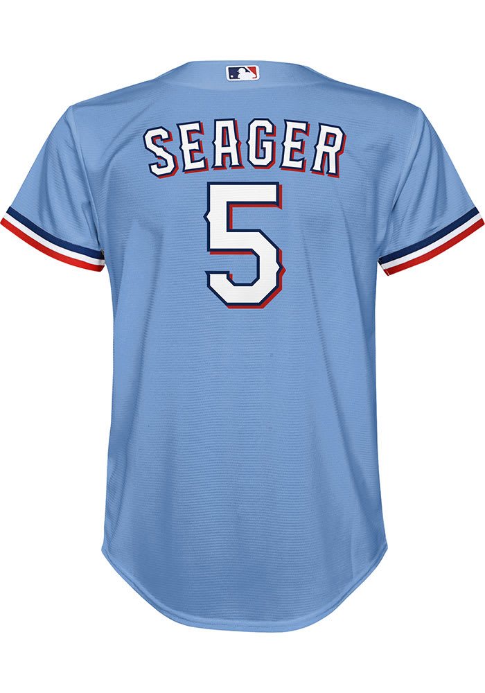 Corey Seager Texas Rangers Boys Light Blue Alt Replica Baseball Jersey