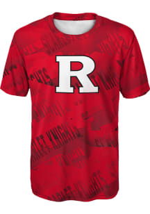 Youth Red Rutgers Scarlet Knights Make Some Noise Short Sleeve T-Shirt