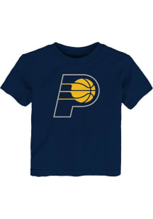 Indiana Pacers Infant Primary Logo Short Sleeve T-Shirt Navy Blue