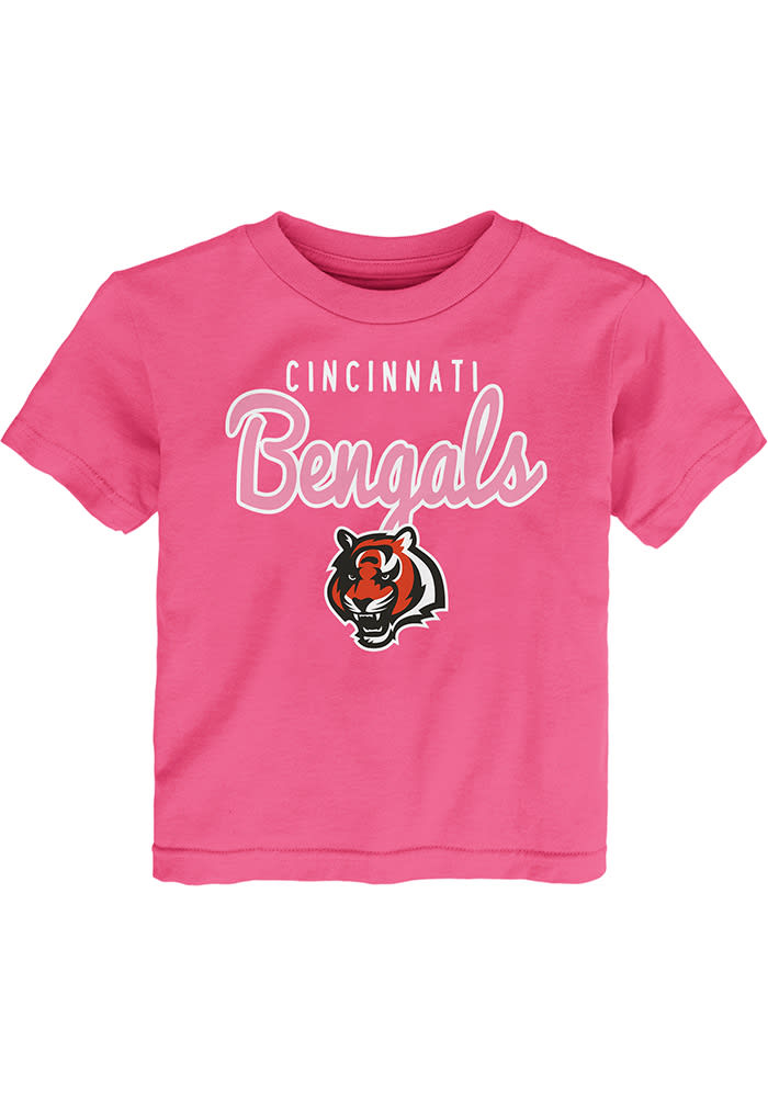 Cincinnati Bengals Toddler Girls Big Game Short Sleeve T-Shirt