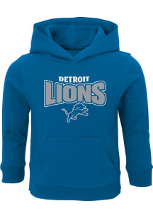 Detroit Lions Toddler Blue Draft Pick Long Sleeve Hooded Sweatshirt