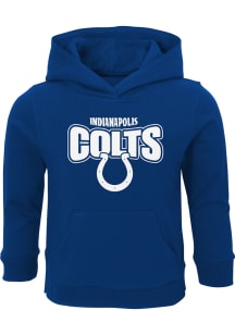 Indianapolis Colts Toddler Blue Draft Pick Long Sleeve Hooded Sweatshirt
